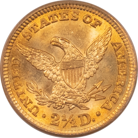 $2.50 1902 $2.50 LIBERTY GOLD – PCGS MS-63, OLD GREEN HOLDER, PREMIUM QUALITY!