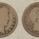 Barber Quarters 1898 X2, 1900 BARBER QUARTERS, LOT/3 – PLEASING CIRCULATED EXAMPLES!