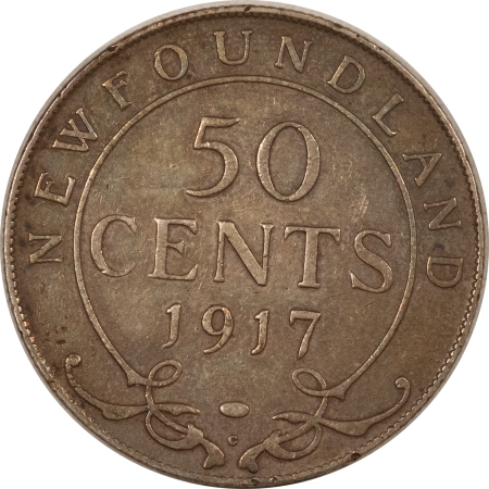 New Store Items 1917-C 50c CANADA NEWFOUNDLAND, KM#12 – HIGH GRADE CIRCULATED EXAMPLE!