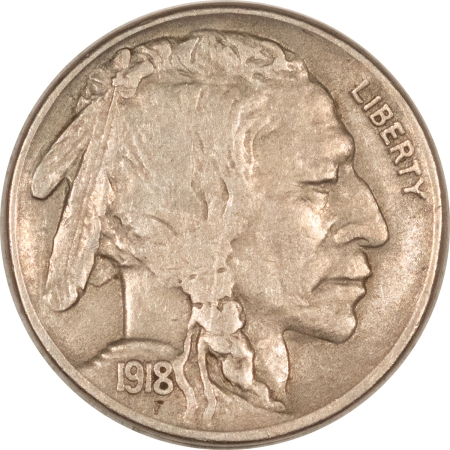 Buffalo Nickels 1918-S BUFFALO NICKEL – HIGH GRADE EXAMPLE