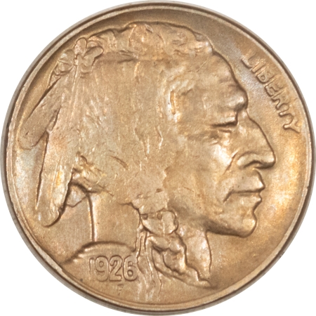 Buffalo Nickels 1926-D BUFFALO NICKEL – AU DETAILS W/ TRACES OF OLD CLEANING, BUT STILL PRETTY