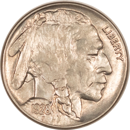 Buffalo Nickels 1928 BUFFALO NICKEL – HIGH GRADE, VIRTUALLY UNCIRCULATED W/ CHOICE LOOK!