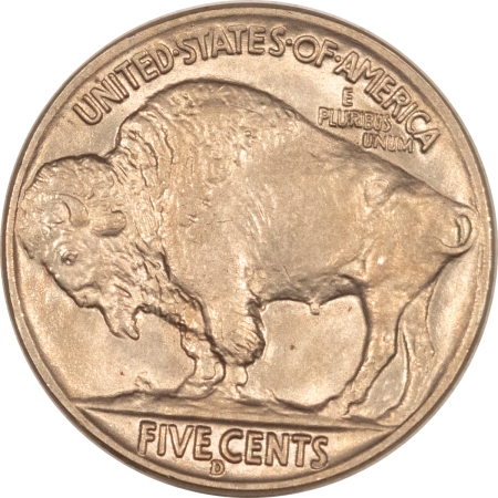 Buffalo Nickels 1938-D/S BUFFALO NICKEL – CHOICE CRISP UNCIRCULATED W/ CLAIMS TO FULL GEM!