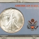 American Silver Eagles 1986 $1 AMERICAN SILVER EAGLE 1 OZ .999 – GEM UNCIRCULATED IN VINTAGE SNAP CASE!