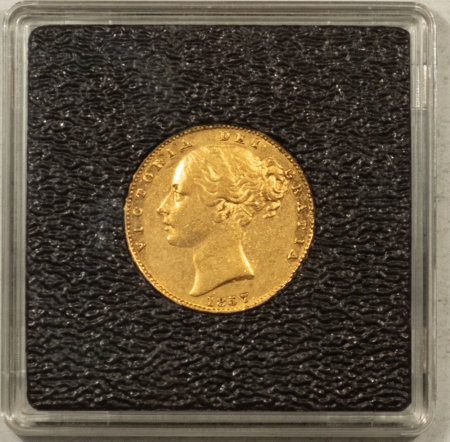 Bullion 1857 GREAT BRITAIN VICTORIA GOLD SOVEREIGN, KM-736.1 – EXTRA FINE+