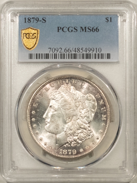 Morgan Dollars 1879-S MORGAN DOLLAR – PCGS MS-66 FRESH, FLASHY & ATTRACTIVE!