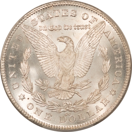 Morgan Dollars 1880-CC 8/7 REVERSE OF 1878 MORGAN DOLLAR – PCGS MS-65, FRESH WHITE, CARSON CITY