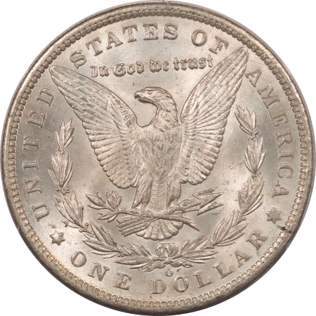 Morgan Dollars 1885-O MORGAN DOLLAR – PCGS MS-64, RATTLER, PREMIUM QUALITY!