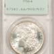 Morgan Dollars 1885-O MORGAN DOLLAR – PCGS MS-64, RATTLER, PREMIUM QUALITY!