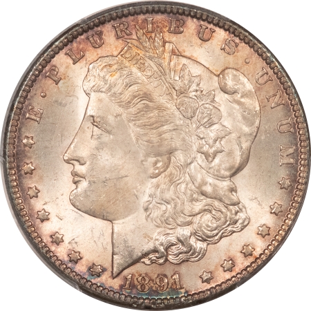 Morgan Dollars 1891-CC MORGAN DOLLAR – PCGS MS-64, FRESH & PQ!