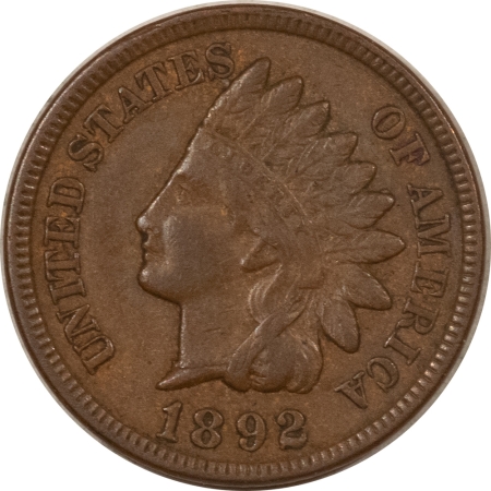 Indian 1892 INDIAN CENT – HIGH GRADE CIRCULATED EXAMPLE W/ PCGS TAG!