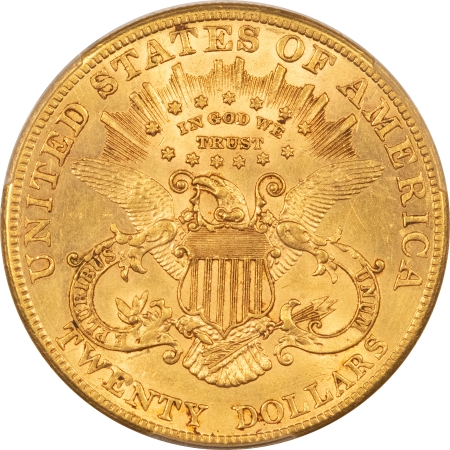 $20 1904 $20 LIBERTY GOLD – PCGS AU-58, FLASHY AND LOOKS UNCIRCULATED!