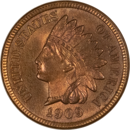 Indian 1909-S INDIAN CENT – UNCIRCULATED+ QUESTIONABLE COLOR, KEY DATE!