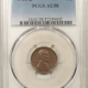 Lincoln Cents (Wheat) 1914-D LINCOLN CENT – PCGS AU-55, FRESH, CHOCOLATE BROWN! KEY DATE!