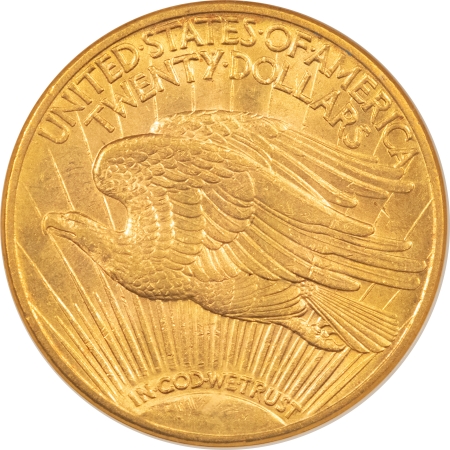 $20 1920 $20 ST GAUDENS GOLD – NGC MS-62, LOOKS MS-63+, FATTIE & PREMIUM QUALITY!