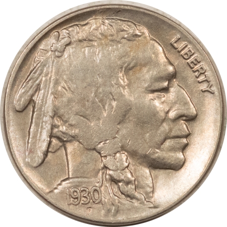 Buffalo Nickels 1930-S BUFFALO NICKEL – HIGH GRADE EXAMPLE! LOOKS FULLY AU W/ RETAINED LUSTER!