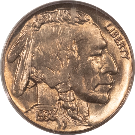 Buffalo Nickels 1938-D BUFFALO NICKEL – PCGS MS-66, SUPERB GEM!