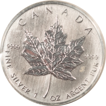 New Store Items 1990 CANADA 1 OZ .9999 SILVER MAPLE LEAF, GEM BU IN SEALED ORIGINAL PLASTIC