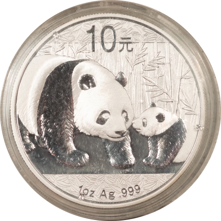 Bullion 2011 10 YUAN CHINA PANDA 1 OZ .999 SILVER – GEM UNCIRCULATED IN ORIGINAL CAPSULE