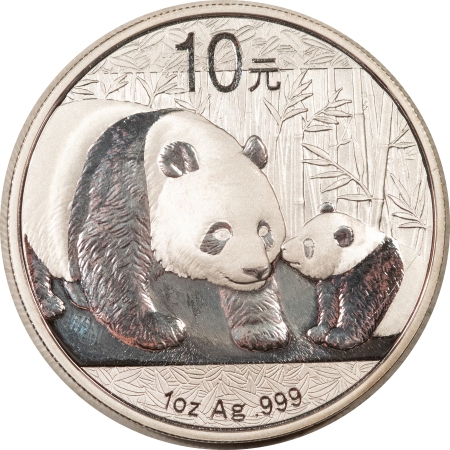 Bullion 2011 10 YUAN CHINA PANDA 1 OZ .999 SILVER – GEM UNCIRCULATED IN ORIGINAL CAPSULE