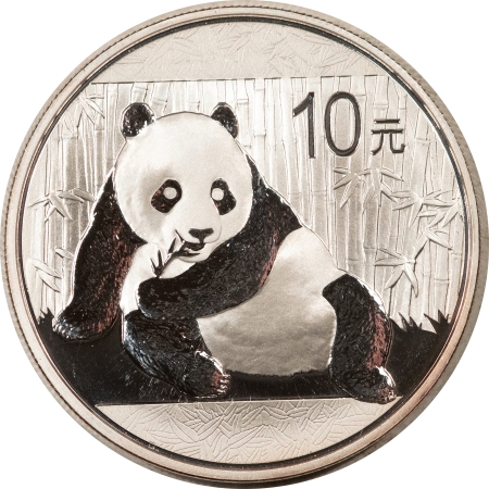 Bullion 2015 10 YUAN CHINA PANDA 1 OZ .999 SILVER – GEM UNCIRCULATED IN ORIGINAL CAPSULE