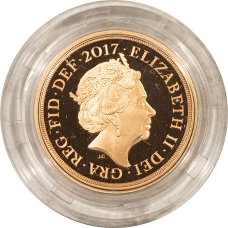 Bullion 2017 GREAT BRITIAN GOLD SOVEREIGN 200TH ANNIVERSARY PISTRUCCI REV GEM W/ BOX/COA