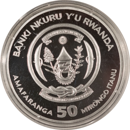 Bullion 2018 RWANDA 50 FRANCS NAUTICAL OZ .999 SILVER HMS ENDEAVOR – GEM PROOF W/ COA!