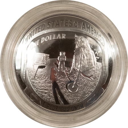 Modern Silver Commems 2019-P $1 APOLLO 11 50TH ANNIV PROOF SILVER COMMEM IN ORIG GOVERMENT PACKAGING!