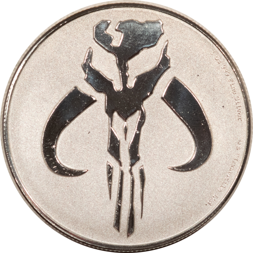 2020 NIUE $2, 1 OZ, .999 SILVER STAR WARS MANDALORIAN MYTHOSAUR - GEM ...