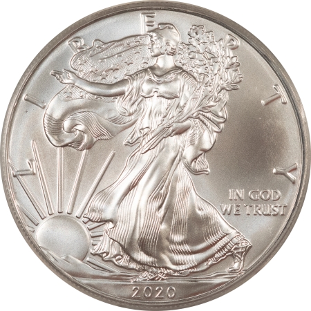 American Silver Eagles 2020 (P) $1 AMERICAN SIL EAGLE EMERGENCY ISSUE 1 OZ PCGS MS-70, 1ST DAY OF ISSUE