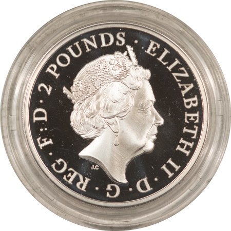 New Store Items 2021 2 LBS GR BRITAIN QUEENS BEAST 1 OZ SIL PROOF COMPLETER – IN OGP