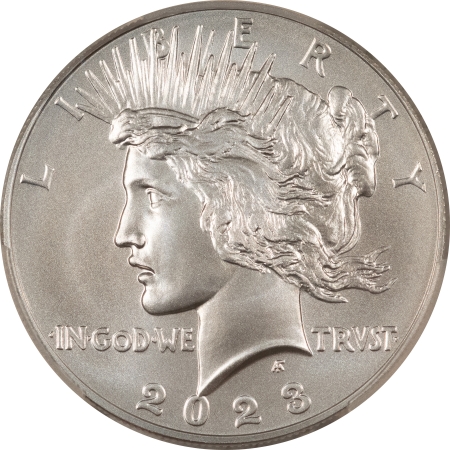 Modern Silver Commems 2023 PEACE DOLLAR SILVER COMMEMORATIVE – PCGS MS-70 FIRST STRIKE!