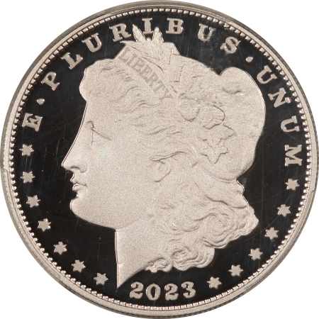 Modern Silver Commems 2023-S PROOF MORGAN DOLLAR SILVER COMMEMORATIVE – PCGS PR-70 DCAM FIRST STRIKE