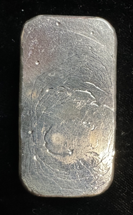 Bullion 3.5 OZ POURED BYB .999 INDUSTRIAL SILVER BAR-SCARCE FORMAT; FIRST WE’VE SEEN!