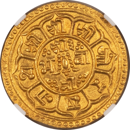 New Certified Coins SE 1825 (1903) NEPAL GOLD TOLA MOHAR, KM-674.3 NGC UNC DET JEWELRY, FRESH & NICE