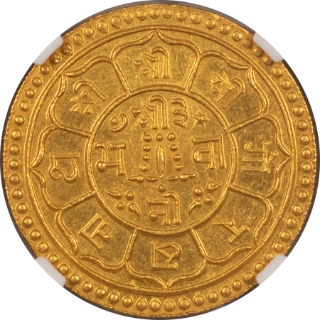 New Certified Coins VS1991 (1934) NEPAL GOLD ASHRAPHI TOLA KM703.1 NGC MS-65 FRESH GEM POP 2/0 FINER