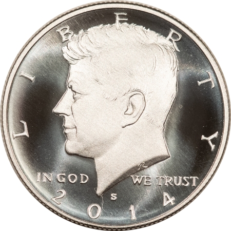 Kennedy Halves 2014-S ENHANCED SILVER PROOFLIKE KENNEDY HALF DOLLAR – PERFECT GEM SPECIMEN!