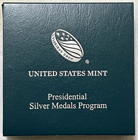 Modern Silver Commems US MINT 1 OZ .999 SILVER PRESIDENT MEDAL, JOHN ADAMS, GEM BU W/OGP!