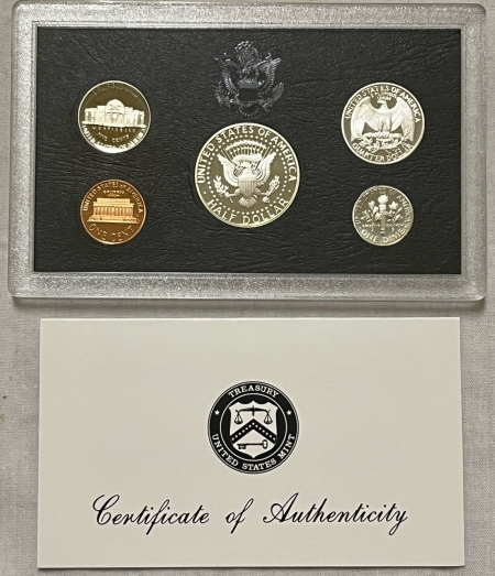 New Store Items 1995-S 5 COIN U.S. SILVER PROOF SET – GEM PROOF W/ ORIGINAL MINT PACKAGING!