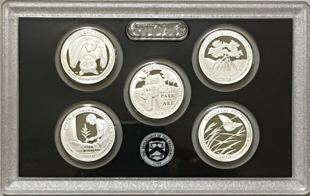 New Store Items 2020-S 10 COIN U.S. SILVER PROOF SET, GEM PROOF, ORIGINAL MINT PKG (NO EXTRA 5C)