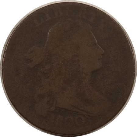 Draped Bust Large Cents 1800 DRAPED BUST LARGE CENT – CIRCULATED, LOW GRADE!