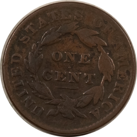 Coronet Head Large Cents 1833 CORONET HEAD LARGE CENT – VG+ DETAILS BUT POROUS