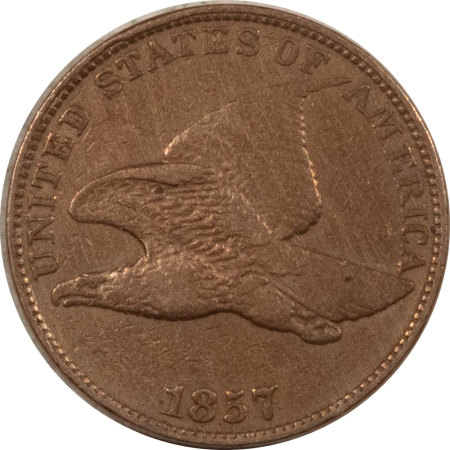 Flying Eagle 1857 FLYING EAGLE CENT – HIGH GRADE EXAMPLE BUT CLEANED!