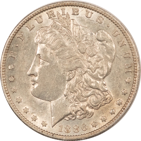 Morgan Dollars 1886-O MORGAN DOLLAR – HIGH GRADE EXAMPLE! STRONG DETAILS, SATINY LUSTER!