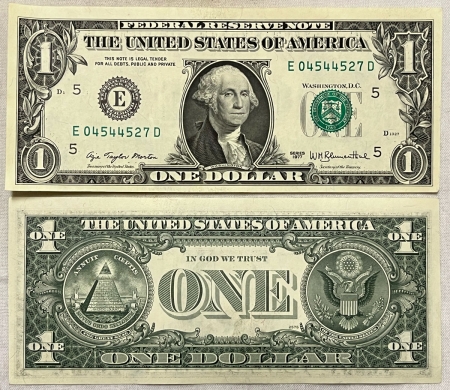 New Store Items 1977 $1 FEDERAL RESERVE NOTES, LOT/10, FR1909E – FRESH, CHOICE GEM CU!