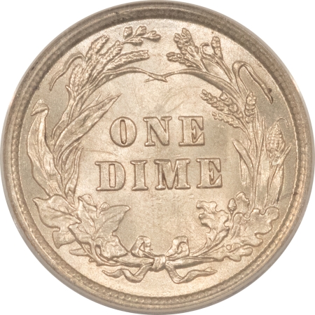 Barber Dimes 1900 BARBER DIME – ANACS MS-62, WHITE!