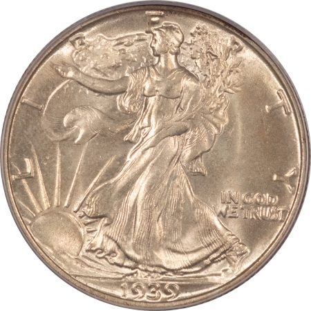 New Store Items 1939-S WALKING LIBERTY HALF DOLLAR – PCGS MS-64, SATINY & SMOOTH