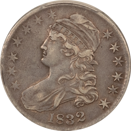 Early Halves 1832 SMALL LETTERS CAPPED BUST HALF DOLLAR – PCGS XF-40, NICE PLEASING