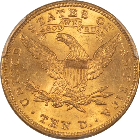 $10 1906 $10 LIBERTY GOLD – PCGS MS-62, LOW MINTAGE DATE!