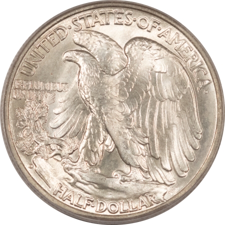 CAC Approved Coins 1945-D WALKING LIBERTY HALF DOLLAR – PCGS MS-66, ORIG WHITE, SUPERB, PQ & CAC!